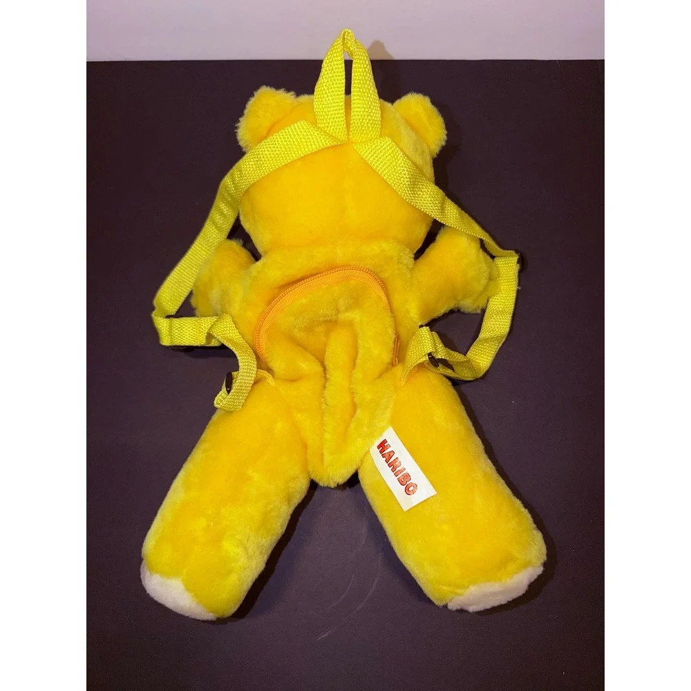 Haribo Goldbear Plush Backpack Yellow Candy Character Kids Bag Vintage